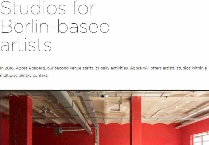 coworking space for the arts